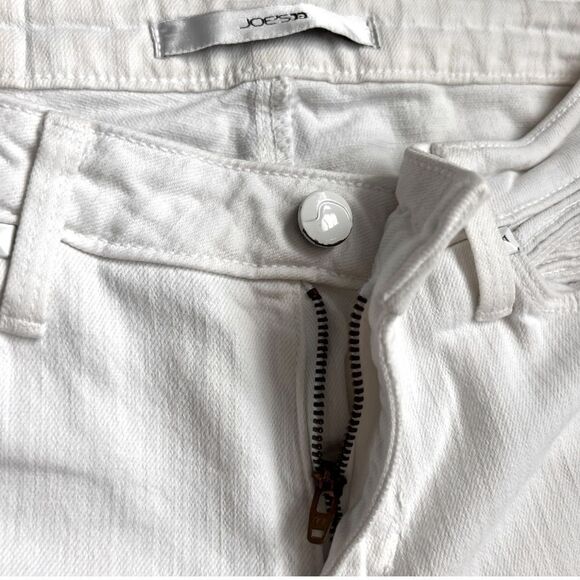 JOE’S Women’s Mid Rise Fit Flare Legs White Jeans Fit Musa Jenny Style Sise 26 - Picture 7 of 9